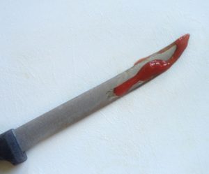 bloody knife