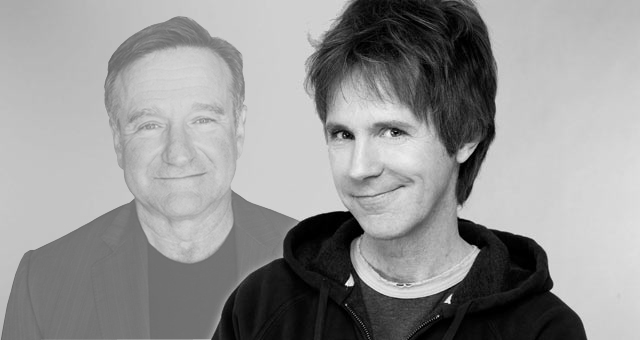 Is Robin Williams communicating with Dana Carvey in his dreams?